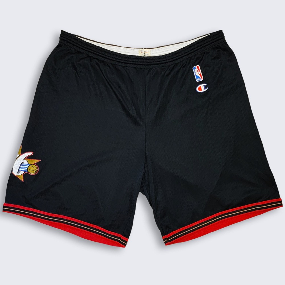 Philadelphia 76ers Vintage 90s Champion Basketball Shorts